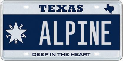 Deep in the Heart Flag - ALPINE