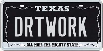 Texas Barbed Wire - Black - DRTWORK