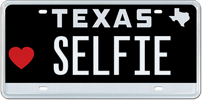 Love Heart Black - SELFIE