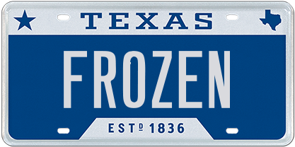 Texas Blue 1836 - FROZEN