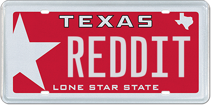 Lone Star Red - REDDIT