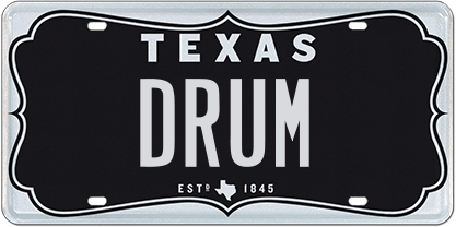 Texas Vintage Black - DRUM